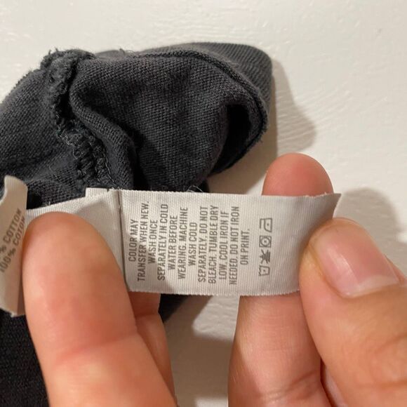 Aerie Oversized V-Neck T-Shirt XL Gray Casual Soft Basic Tee - Picture 8 of 9